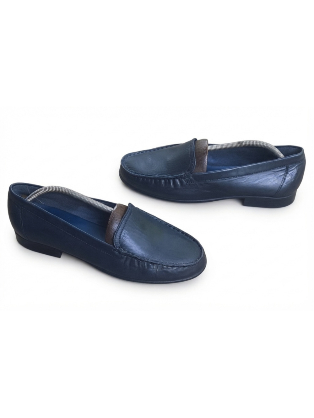 Clarks Bendables Dark Navy Blue Flat Loafers Women's Size 11